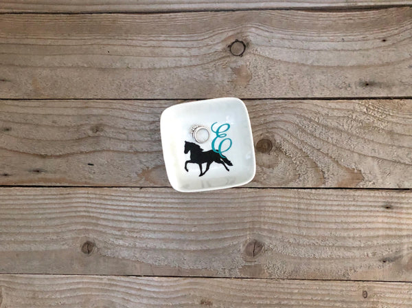 Horse Personalized Jewelry Dish