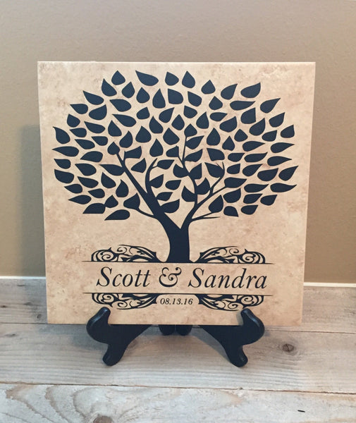 12x12 Tree Personalized Tile