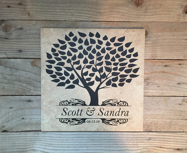 12x12 Tree Personalized Tile