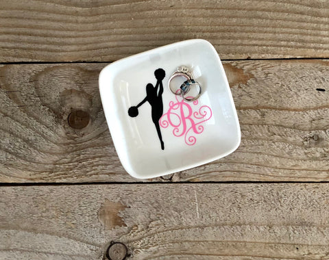 Cheer High Kick Jewelry Dish