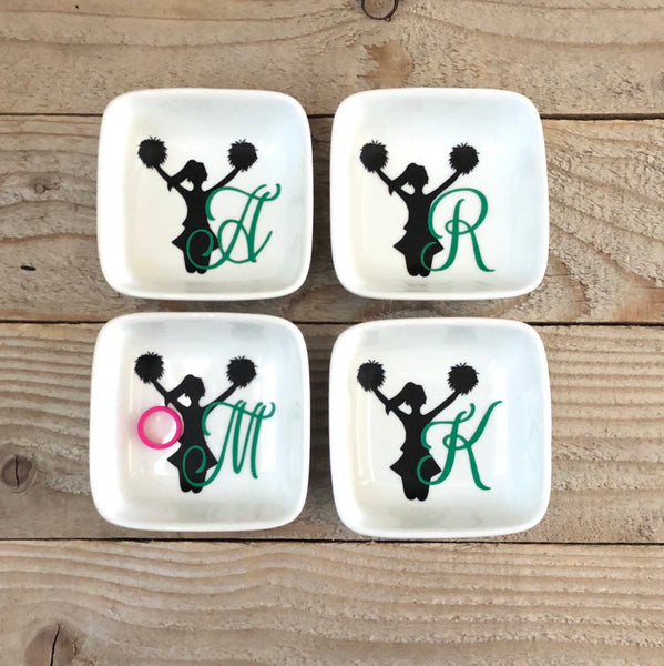 Cheer Jump Personalized Jewelry Dish