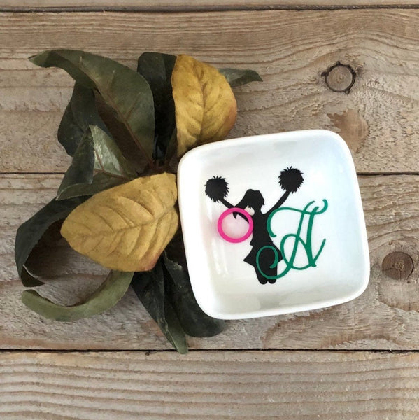 Cheer Jump Personalized Jewelry Dish