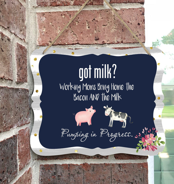 Breastfeeding in Progress Sign for Door