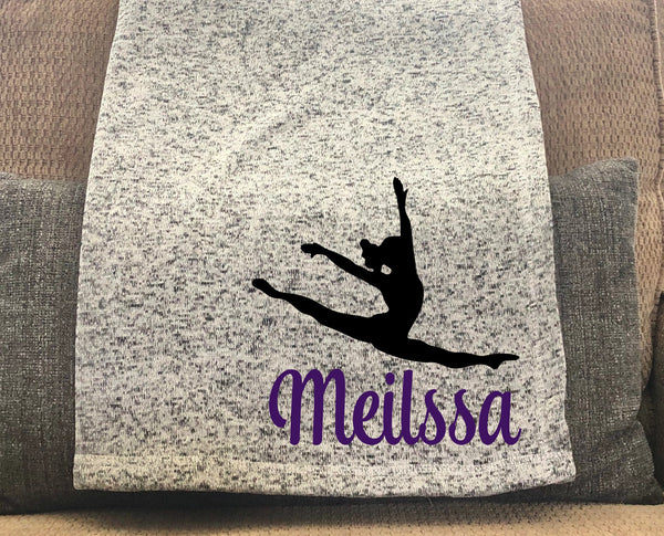 Dance Personalized Throw Blanket