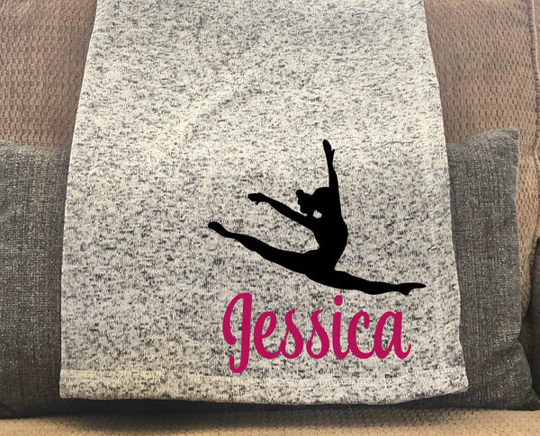 Dance Personalized Throw Blanket