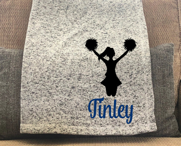 Cheer Personalized Throw Blanket