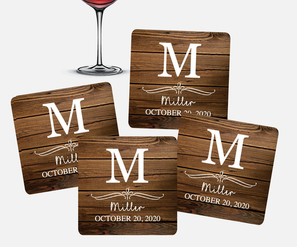 Initial Personalized Coasters