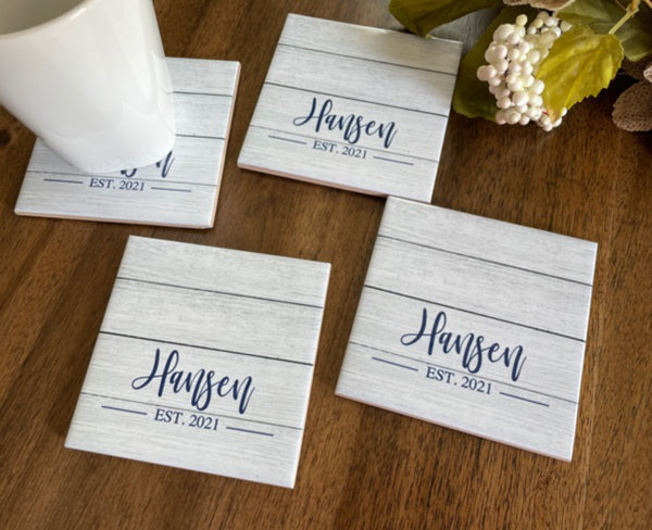 Personalized Coaster Set