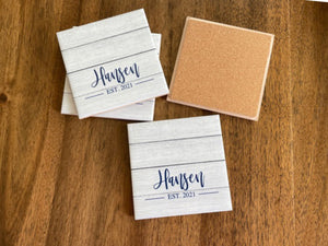 Personalized Coaster Set