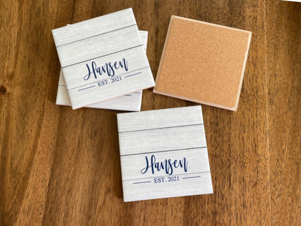 Personalized Coaster Set