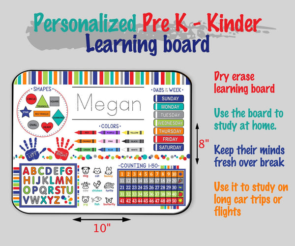 Personalized Learning Board Kindergarten & Pre-K