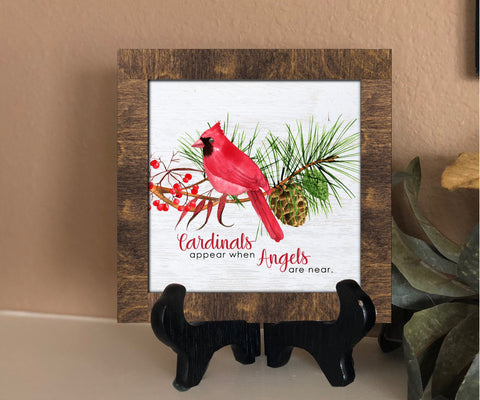 6x6 Cardinals Appear Tile