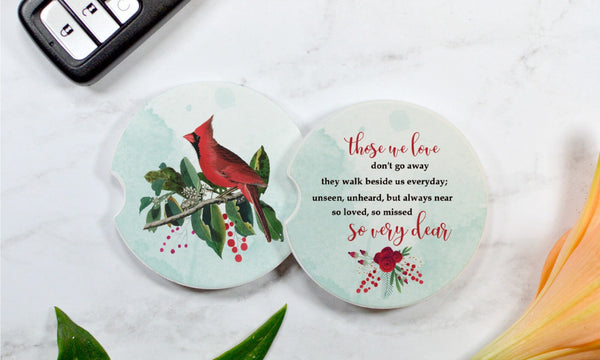 Those We Love Don't Go Away Car Coasters