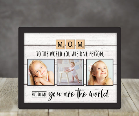 Scrabble Tiles Picture Panel For Mom - Gift for Mom, Mother's Day Gift Idea, Birthday Gift For Mom