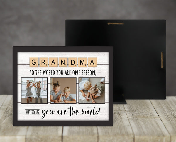 Scrabble Tiles Picture Panel For Grandma- Gift for Grandma, Mothers's Day Gift Idea, Birthday Gift For Grandmother, Christmas Gift Idea