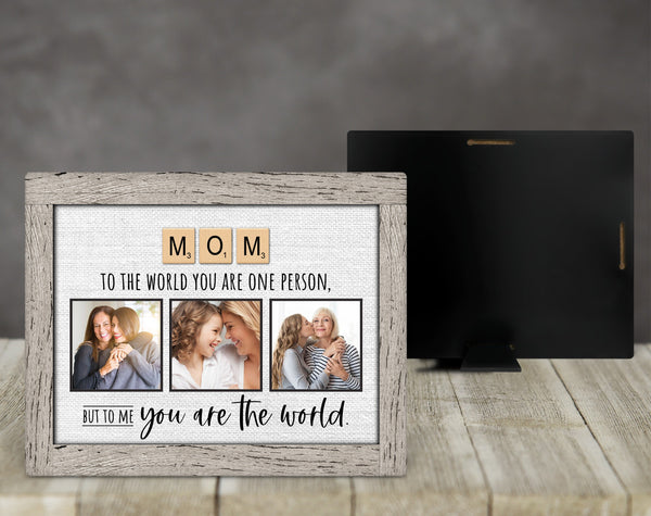 Scrabble Tiles Picture Panel For Mom - Gift for Mom, Mother's Day Gift Idea, Birthday Gift For Mom