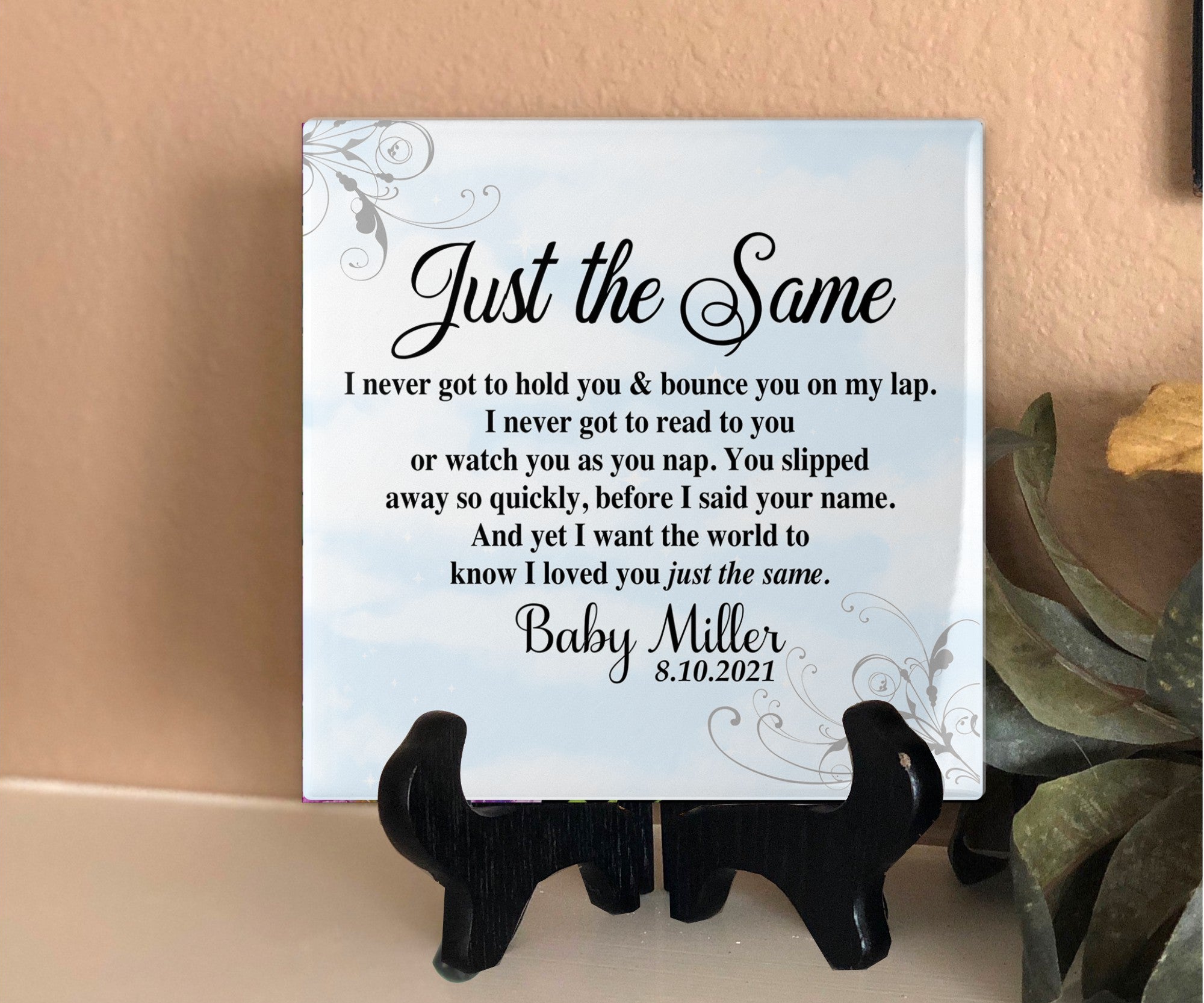 Just The Same Personalized Tile