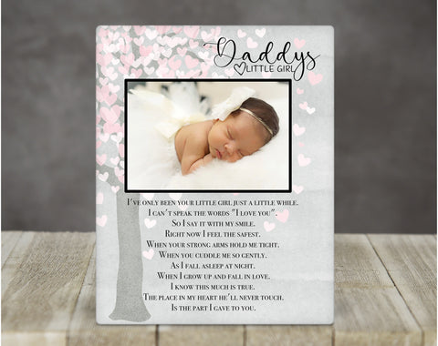 Daddy's Little Girl Photo Panel | New Dad Gift | Father's Day Gift Idea | Birthday Gift For Dad