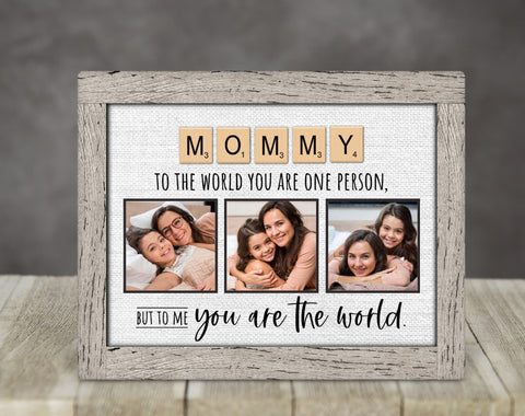 Scrabble Tiles Picture Panel For Mommy - Gift for Mommy, Mother's Day Gift Idea, Birthday Gift For Mom